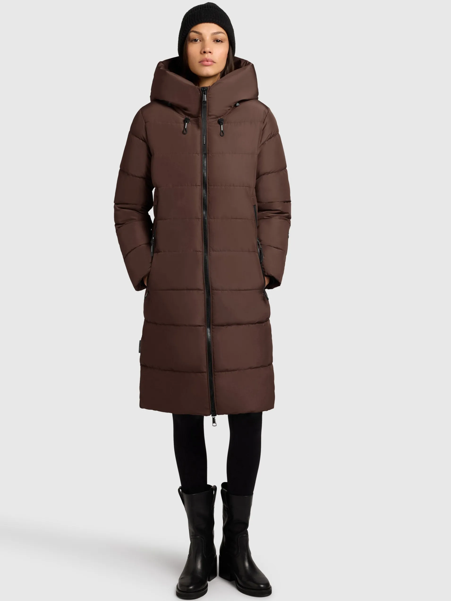 Mantel JILIAS5 DARK BROWN