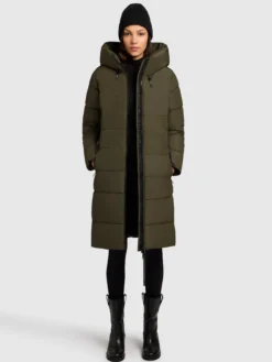 Mantel JILIAS5 DARK GREEN