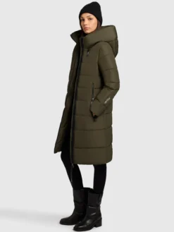 Mantel JILIAS5 DARK GREEN