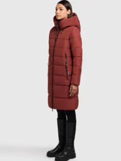 Mantel JILIAS5 DARK RED