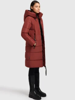 Mantel JILIAS5 DARK RED