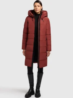 Mantel JILIAS5 DARK RED