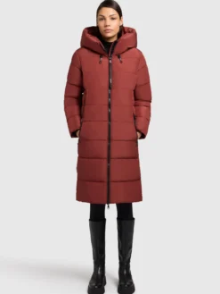 Mantel JILIAS5 DARK RED