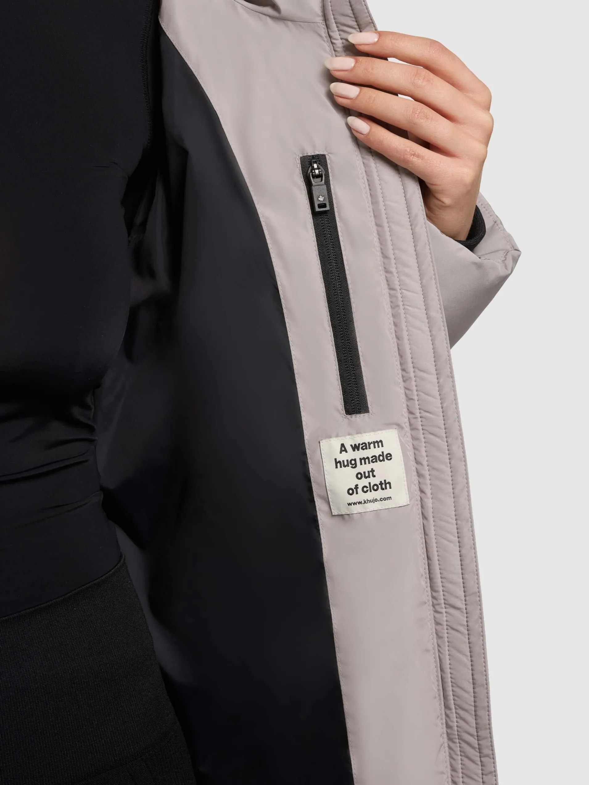 Mantel JILIAS6 MATT BLIZZARD GREY