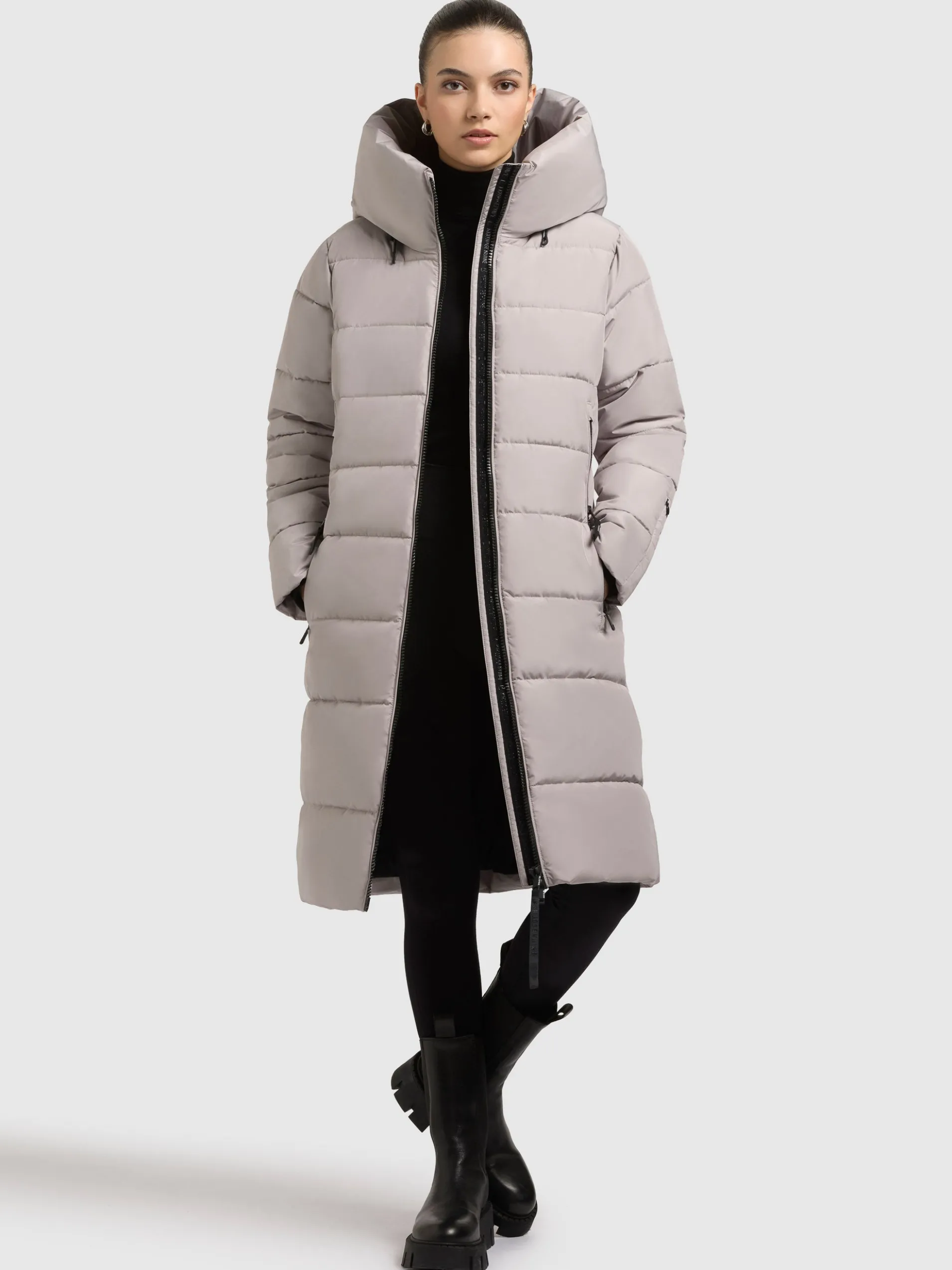 Mantel JILIAS6 MATT BLIZZARD GREY
