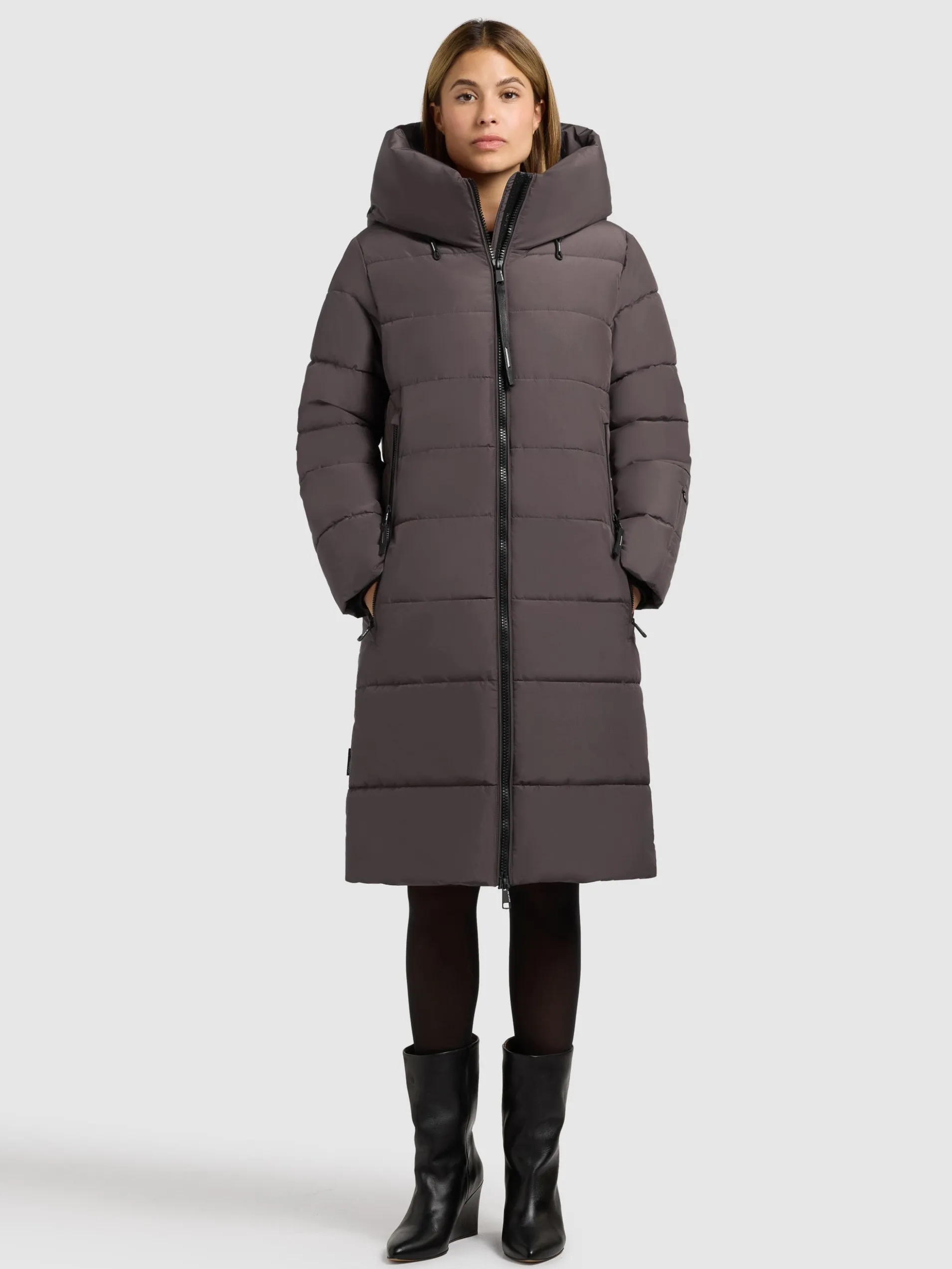 Mantel JILIAS6 MATT GRAPHITE GREY