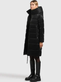 Mantel JILIAS6 SHINY BLACK