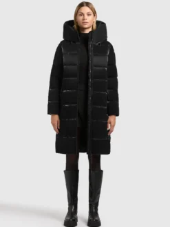 Mantel JILIAS6 SHINY BLACK