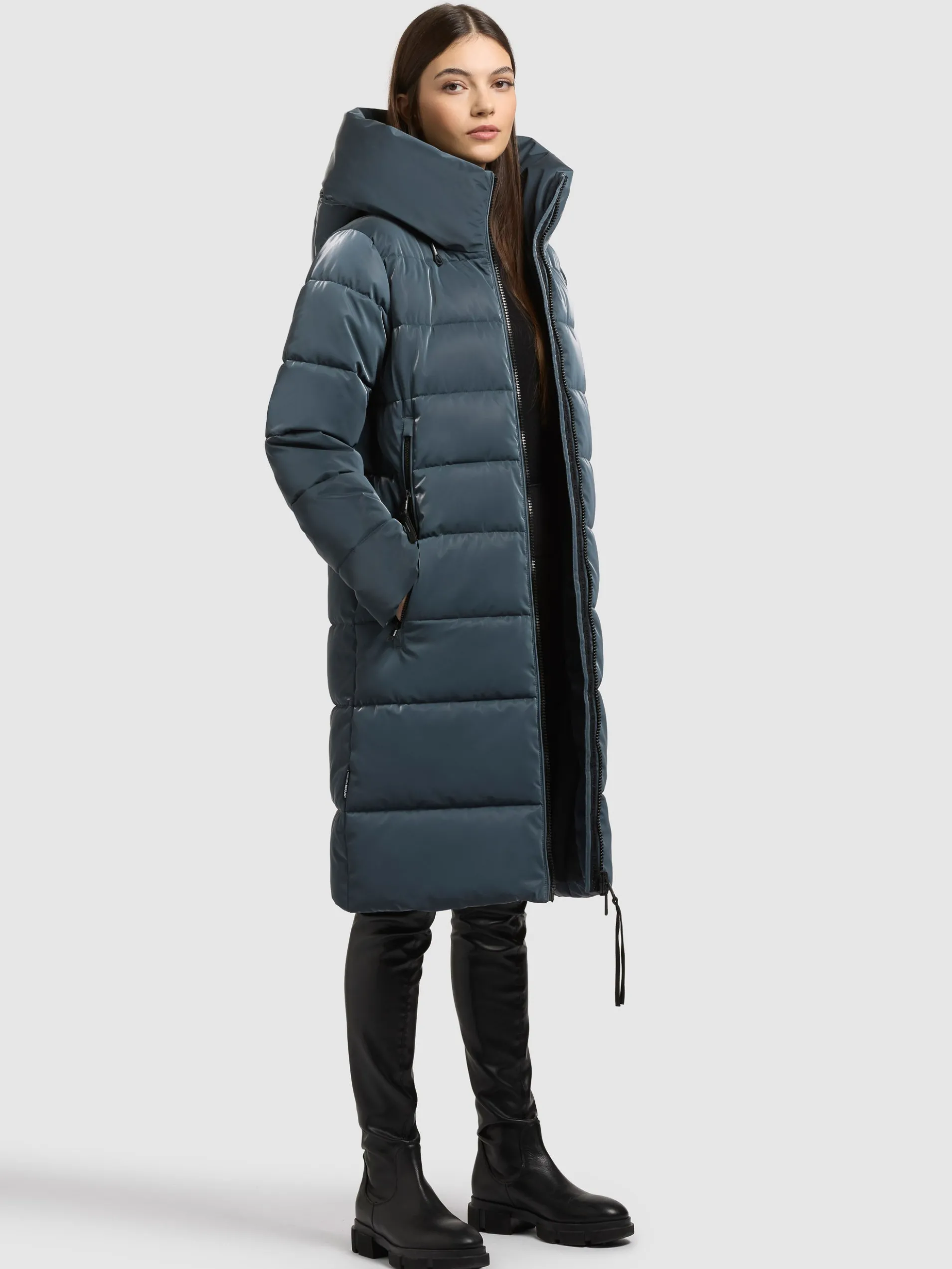 Mantel JILIAS6 SHINY DIM BLUE