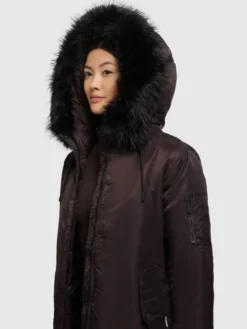 Mantel JILLA MOODY PLUM