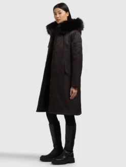 Mantel JILLA MOODY PLUM