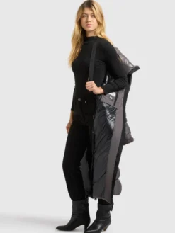 Mantel JULITA3 GRAPHITE GREY