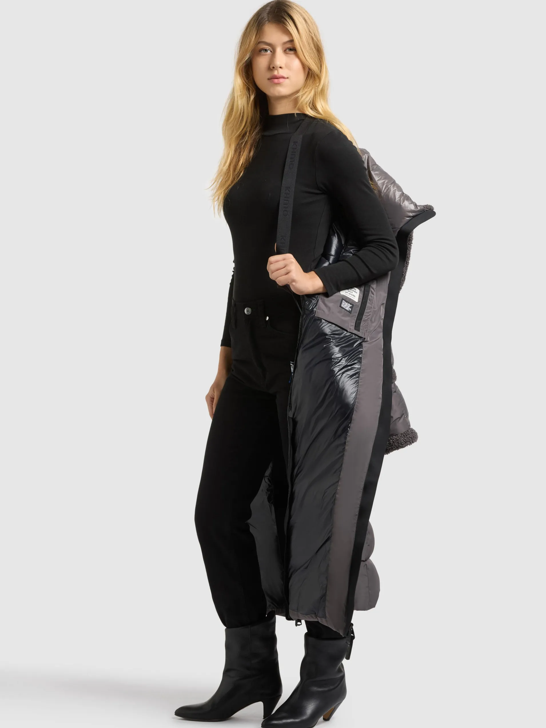 Mantel JULITA3 GRAPHITE GREY