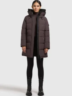 Mantel KELSI MOODY PLUM