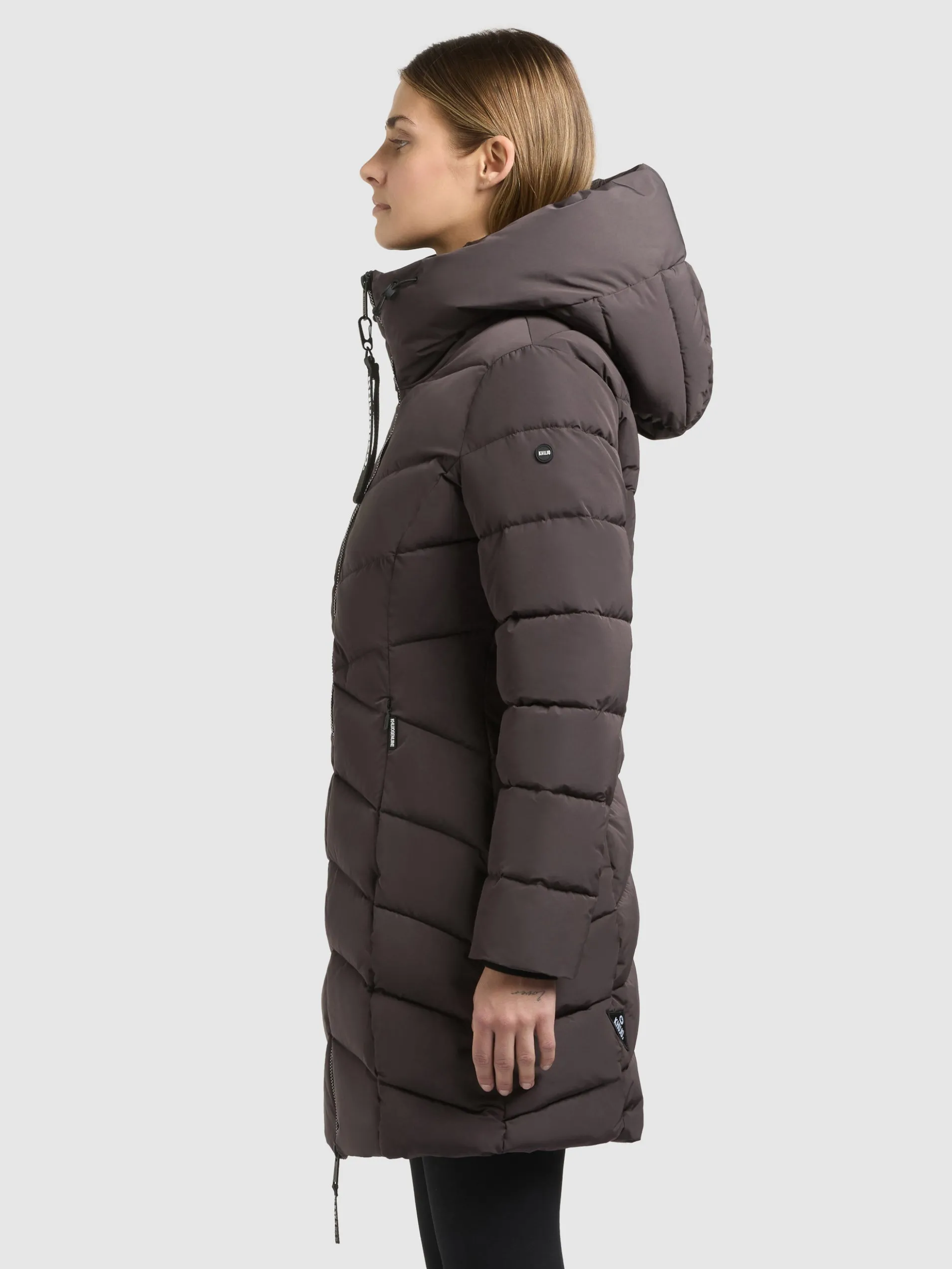Mantel KIERA - 2IN1 (Einsatz herausnehmbar) MOODY PLUM
