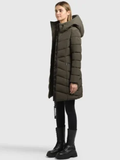 Mantel KIERA - 2IN1 (Einsatz herausnehmbar) WINTER GREEN