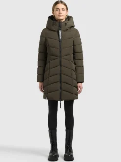 Mantel KIERA - 2IN1 (Einsatz herausnehmbar) WINTER GREEN