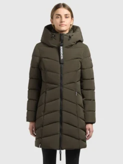 Mantel KIERA - 2IN1 (Einsatz herausnehmbar) WINTER GREEN