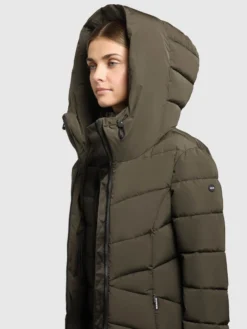 Mantel KIERA - 2IN1 (Einsatz herausnehmbar) WINTER GREEN