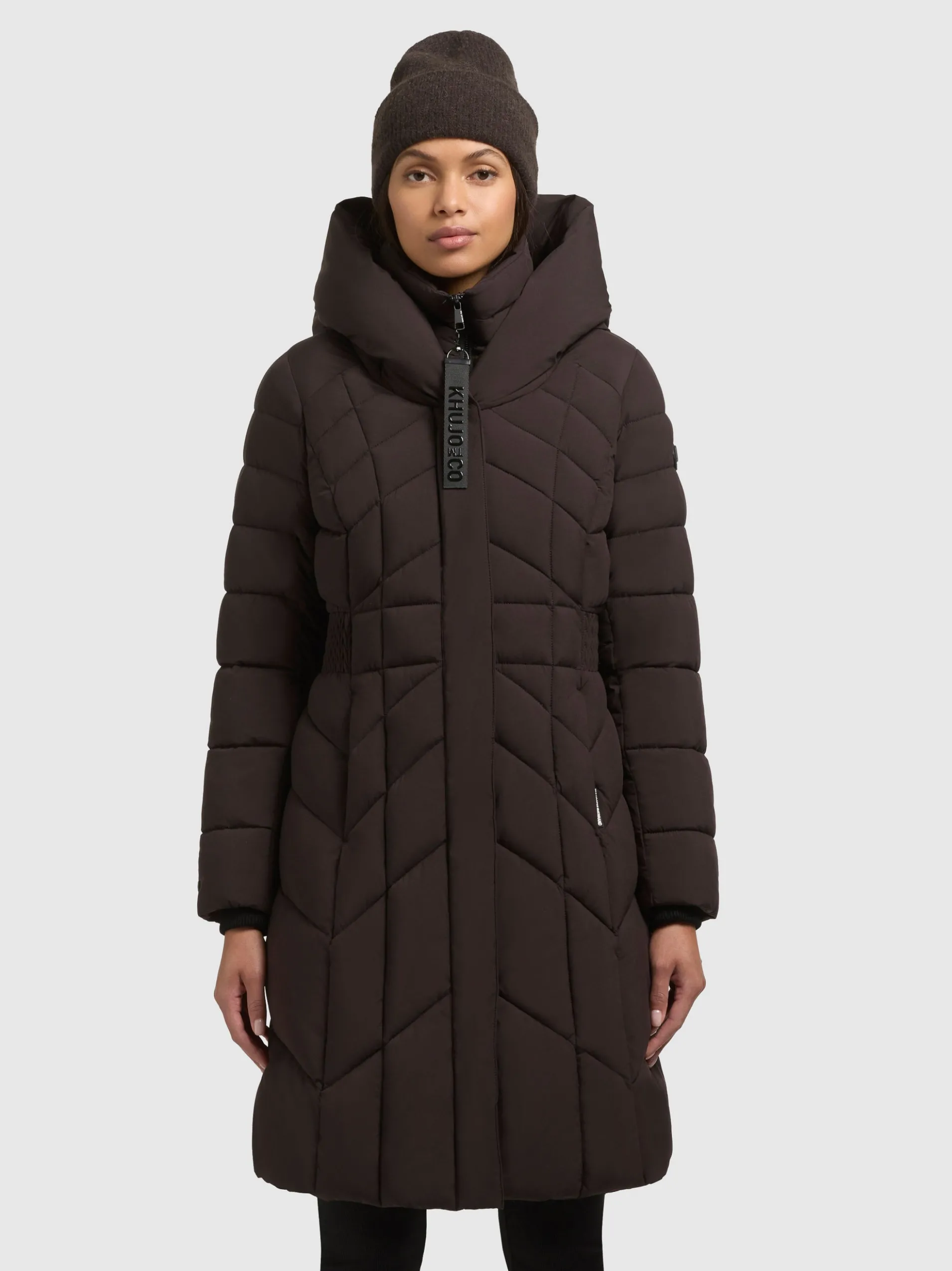 Mantel LAIO 2IN1 (Einsatz herausnehmbar) MOODY PLUM
