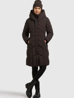 Mantel LAIO 2IN1 (Einsatz herausnehmbar) MOODY PLUM