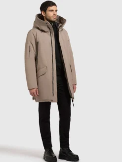 Mantel LARC Graubeige