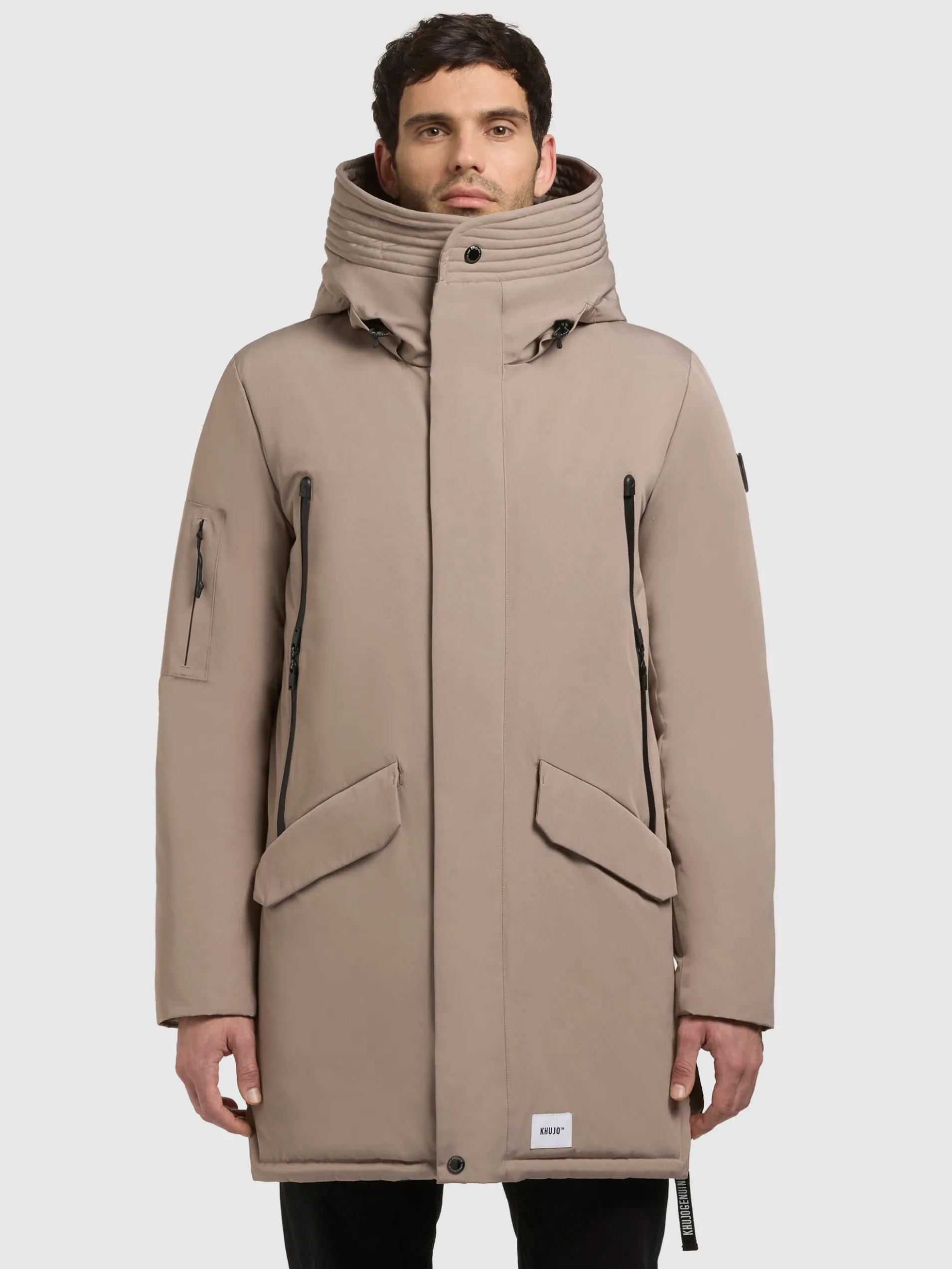 Mantel LARC Graubeige