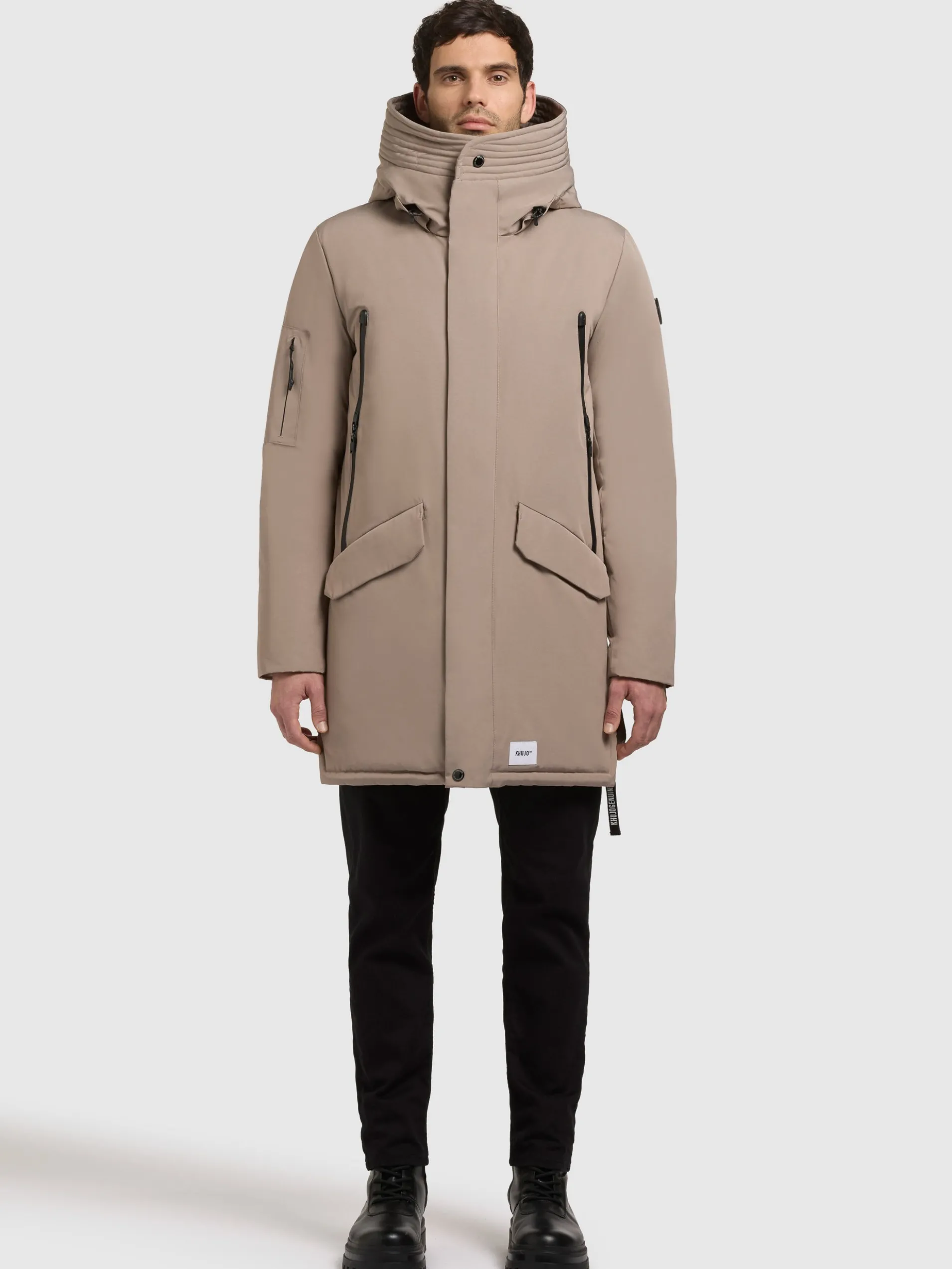 Mantel LARC Graubeige