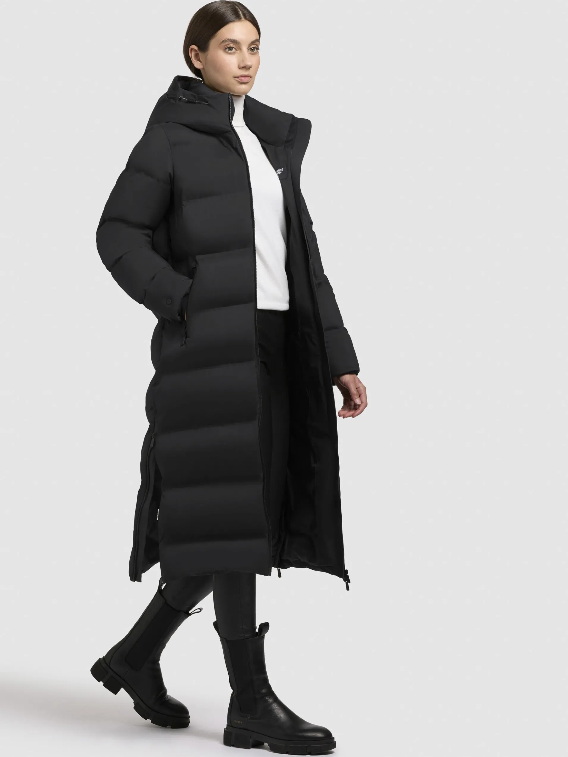 Mantel LAREA3 Schwarz