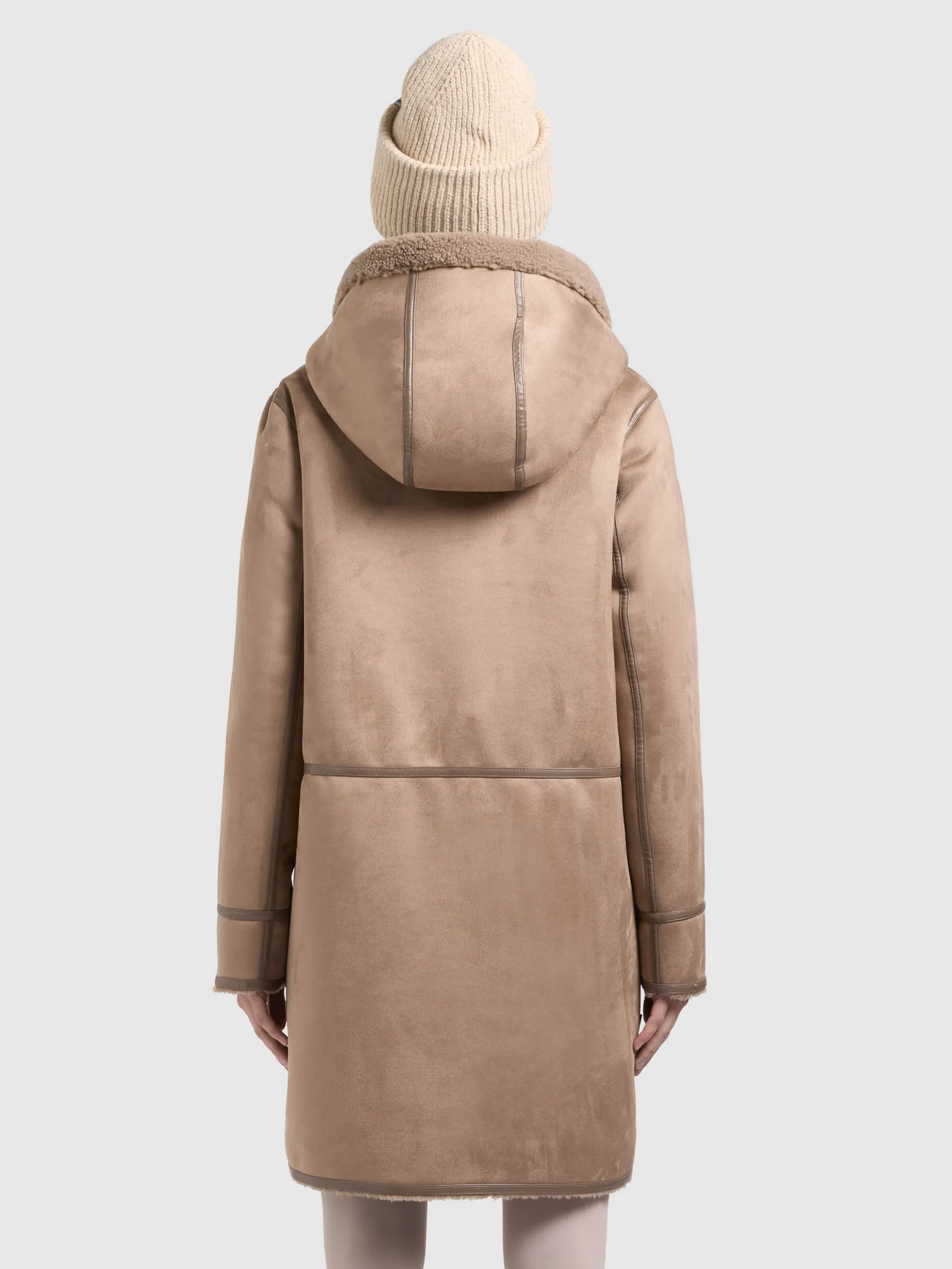 Mantel LAURYN Wendemantel TAUPE GREY