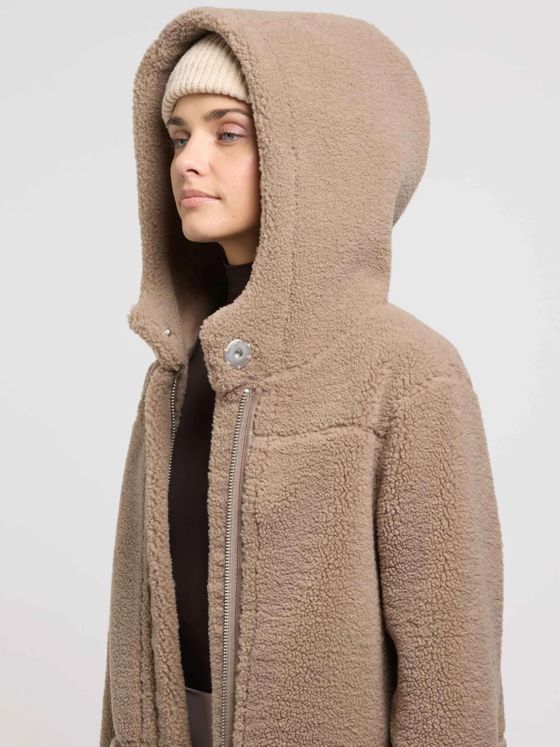 Mantel LAURYN Wendemantel TAUPE GREY