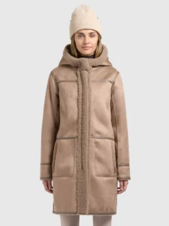 Mantel LAURYN Wendemantel TAUPE GREY