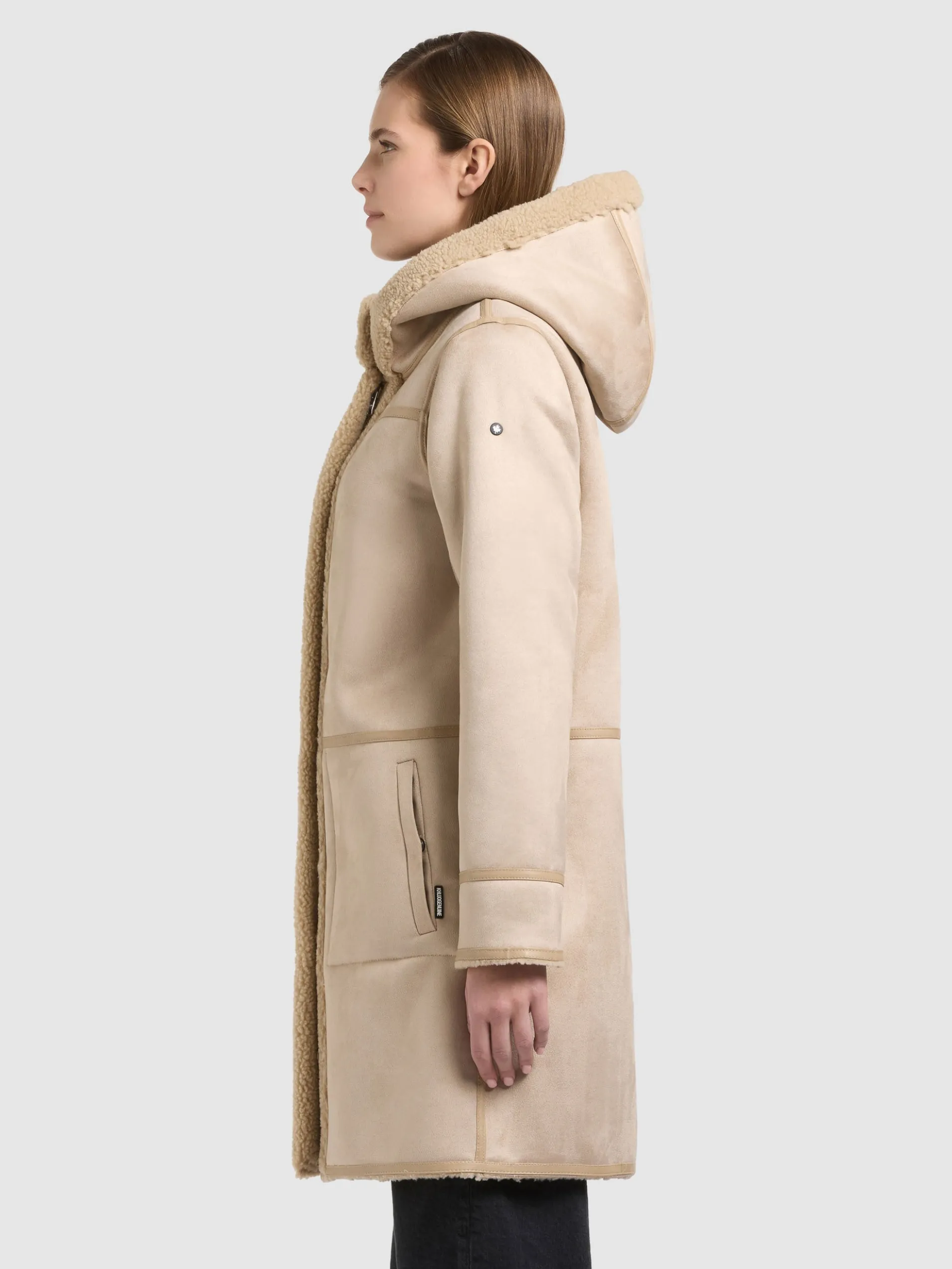 Mantel LAURYN Wendemantel TEDDY BEIGE