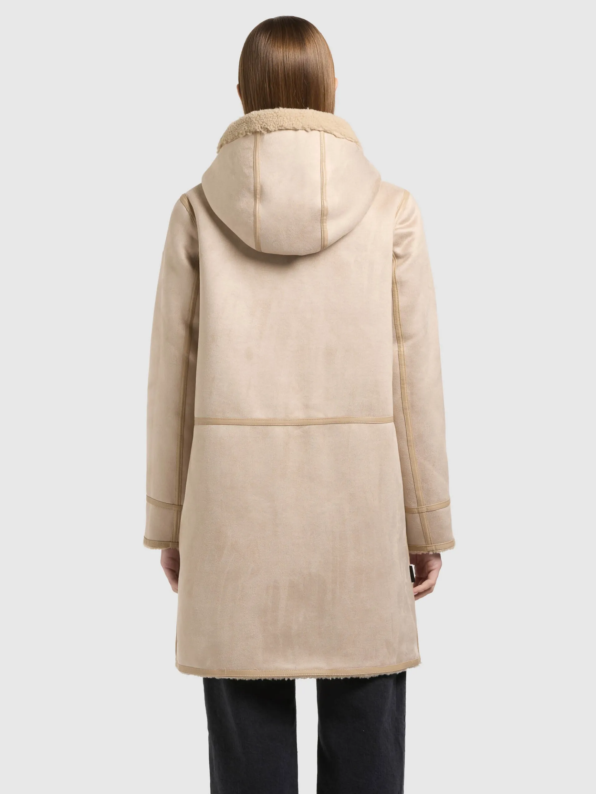 Mantel LAURYN Wendemantel TEDDY BEIGE