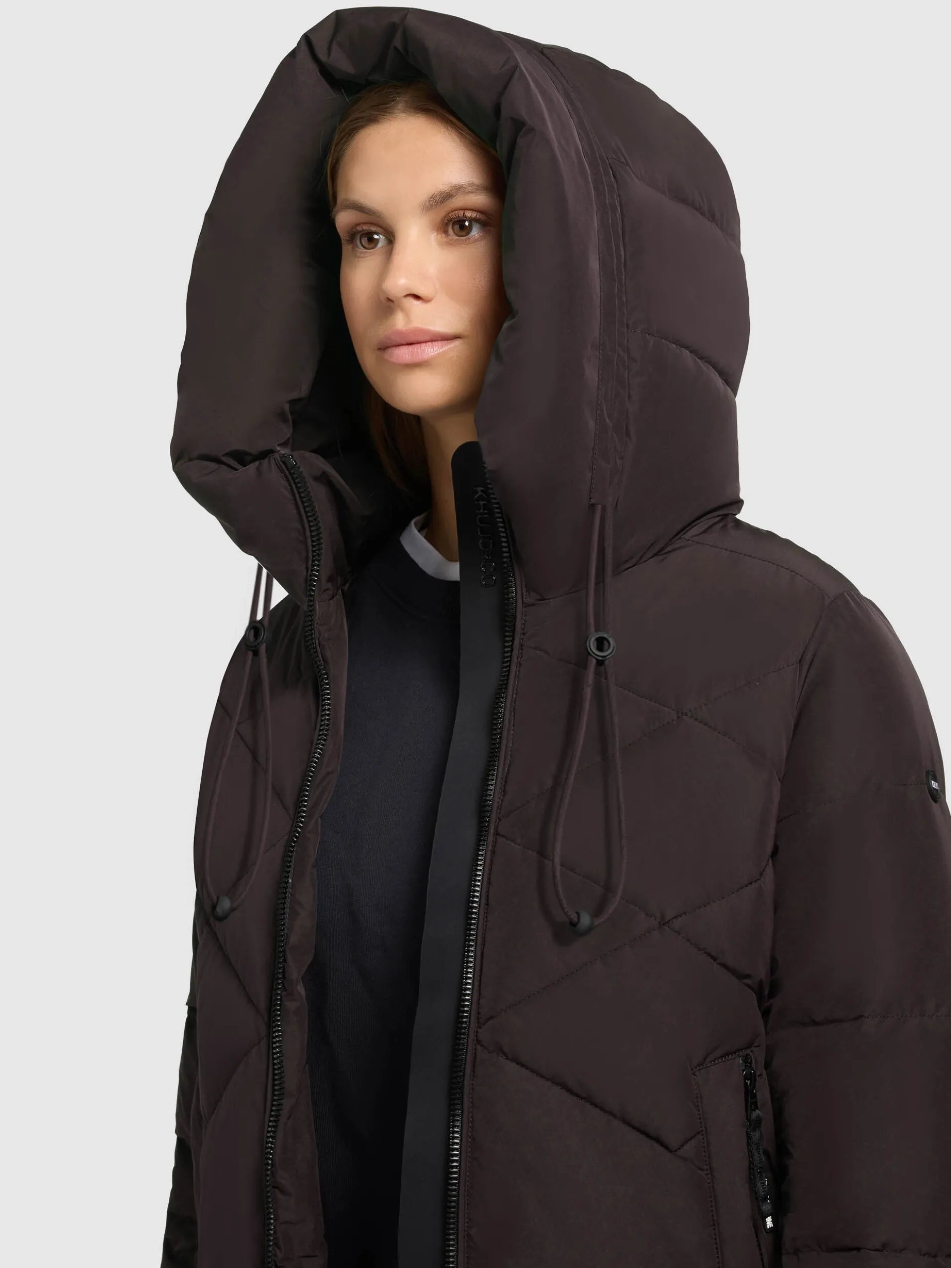 Mantel LINARI MOODY PLUM