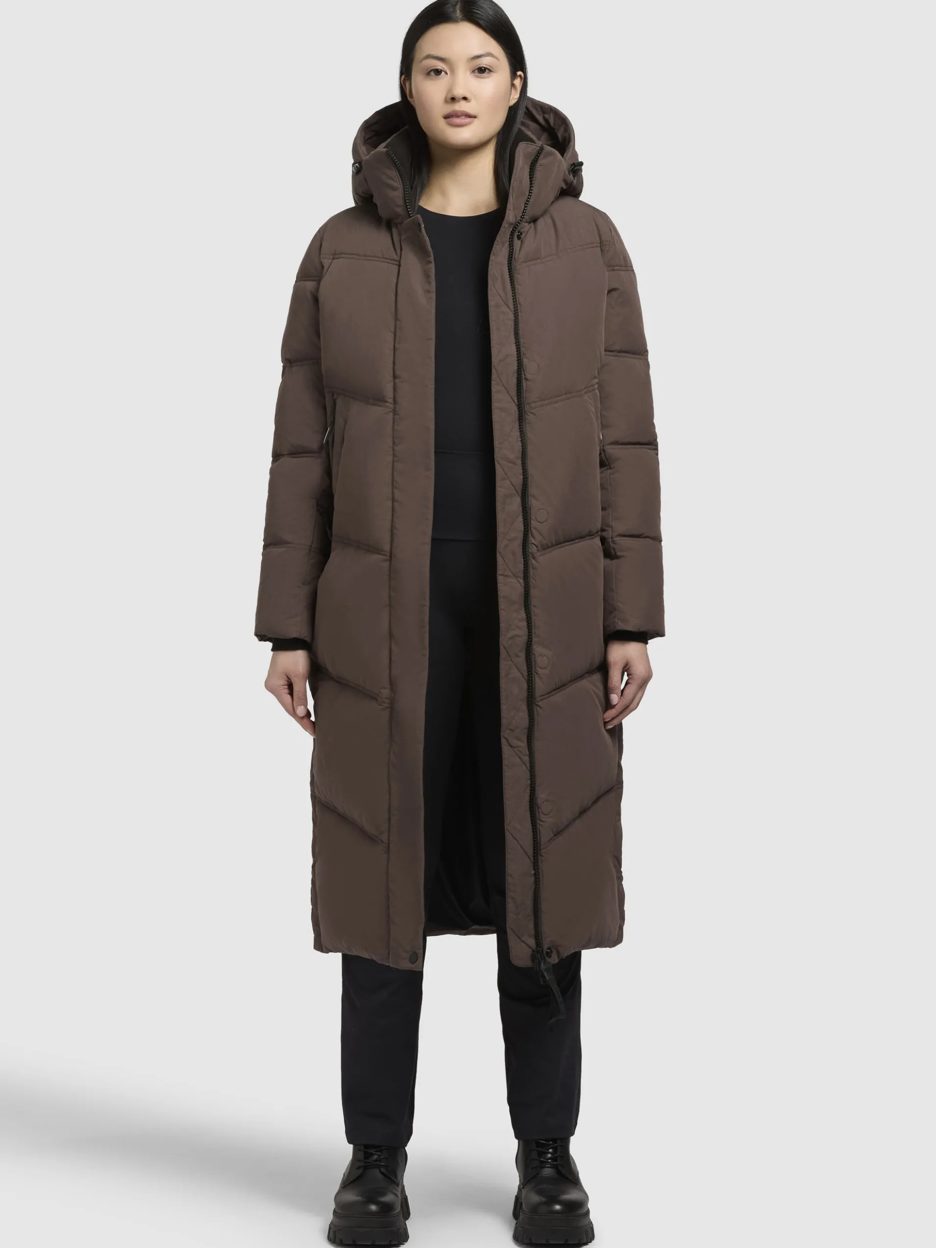 Mantel LUGA Taupe dunkel