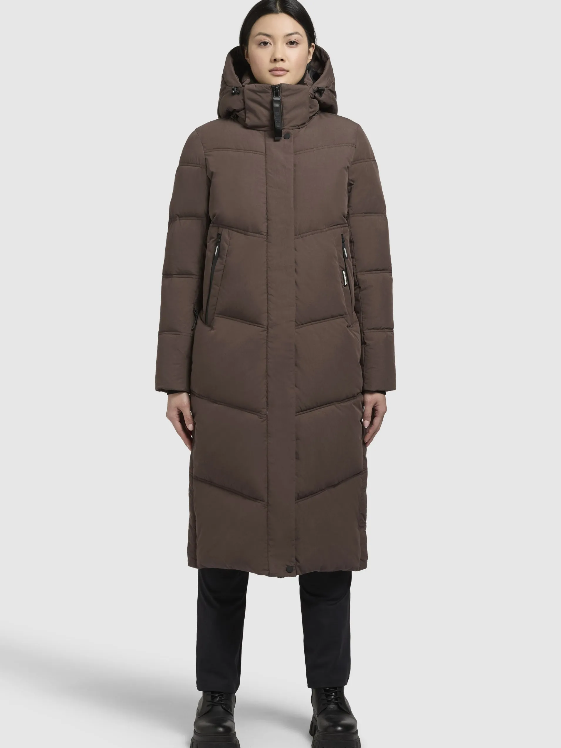 Mantel LUGA Taupe dunkel