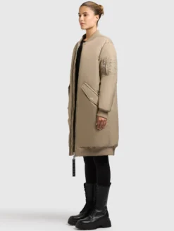 Mantel LULU BOMBER BEIGE