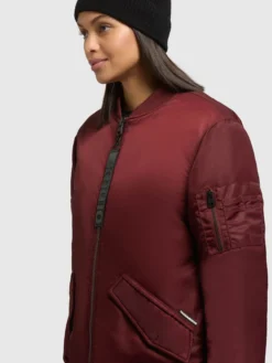 Mantel LULU BURGUNDY RED