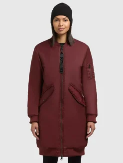 Mantel LULU BURGUNDY RED