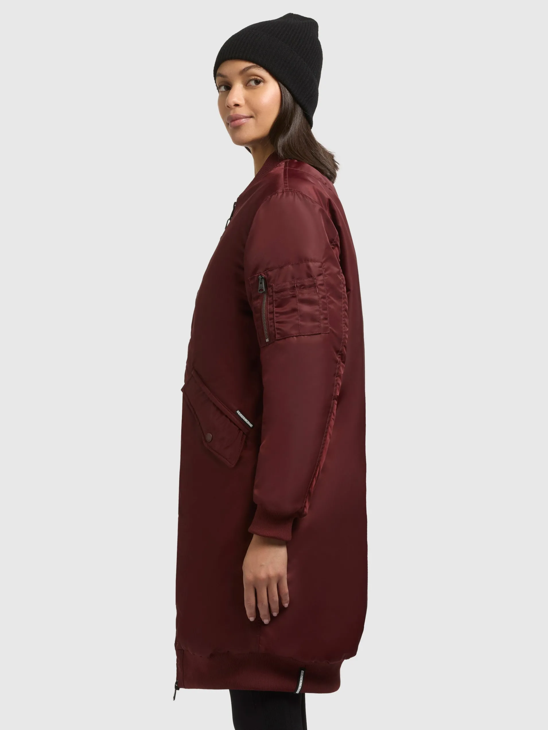 Mantel LULU BURGUNDY RED