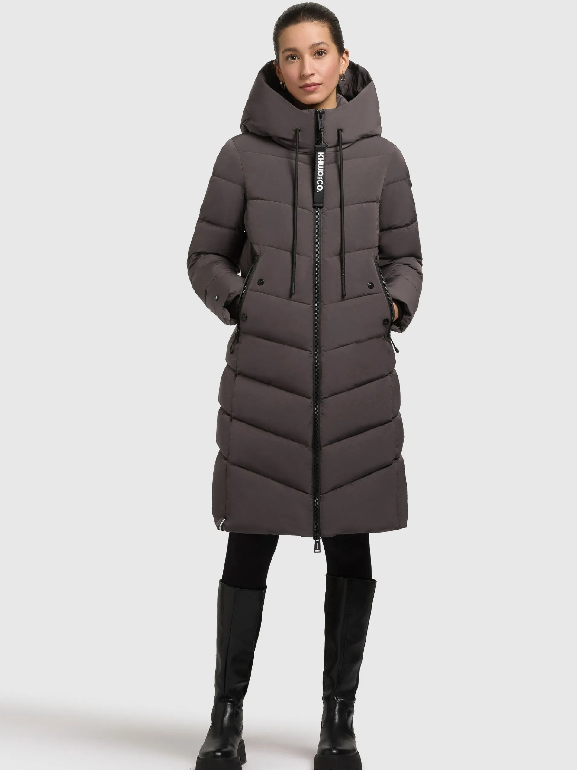 Mantel MIKIA3 GRAPHITE GREY