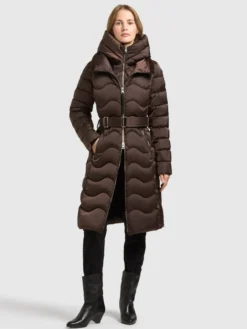 Mantel MIRA2 - 2IN1 (Einsatz herausnehmbar) CHOCOLATE BROWN