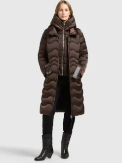 Mantel MIRA2 - 2IN1 (Einsatz herausnehmbar) CHOCOLATE BROWN