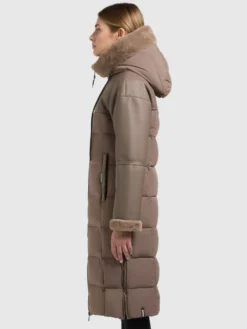 Mantel MIRYAM TAUPE BROWN