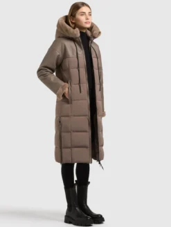 Mantel MIRYAM TAUPE BROWN