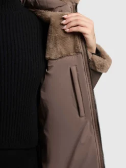 Mantel MIRYAM TAUPE BROWN