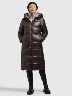 Mantel NASHI 2IN1 (Einsatz herausnehmbar) MOODY PLUM