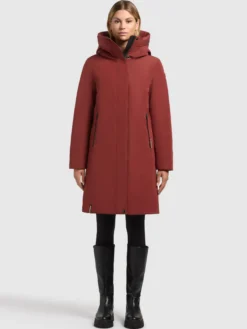 Mantel NELLEN DARK RED