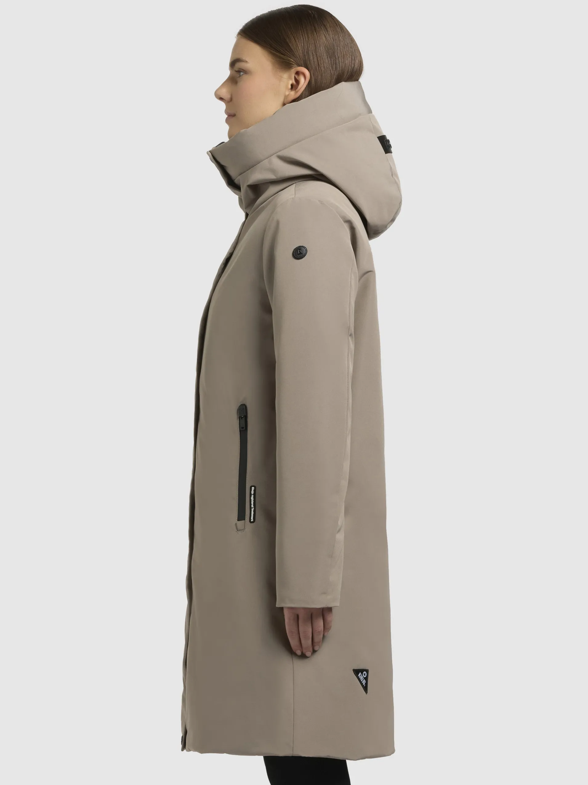 Mantel NELLEN Graubeige
